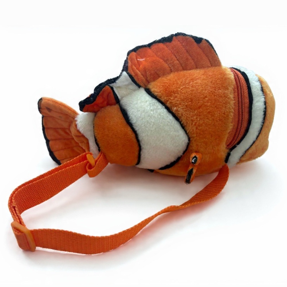 Rare Y2K Disney Pixar Finding Nemo Plush Backpack Vintage Kids Backpack - Picture 3 of 4